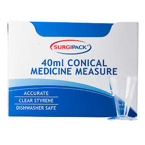 Surgipack Conical Measure 40ml X 48