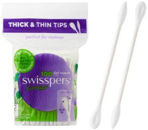 SWISSPERS Plastic Stem Cosmetic Tips 100s