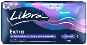 Libra Pad Goodnight Xtra Long/Wide 6