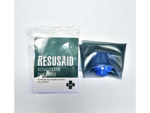 Resusaid Resuscitation Face Mask / Shield - Transparent Face Mask, Suitable for &hellip;