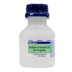 First Aid Accessories: Baxter Sodium Chloride 0.9% Steripour Irrigation Solution (100ml)
