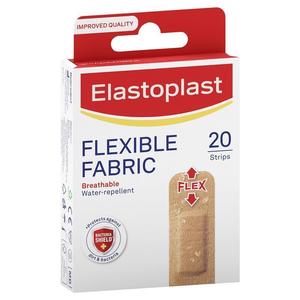 Elastoplast Fabric Strips 20s: Durable and Comfortable First Aid Plasters