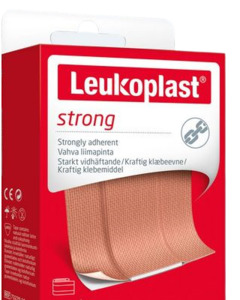 Plasters And Dressings: Leukoplast Strong 22X63mm Tan 20
