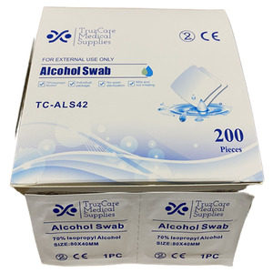 Sanitising: Usl Med Alcohol Swab 70% Box200 - Medical and Disinfectant Solution (Quantity 200)