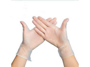 Sanitising: Gloves Powder Free Vinyl Medium 100