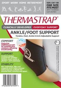 Supports Ankles And Feet: Thermastrap Ankle/Foot 3mm Black