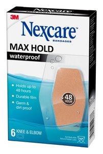Nexcare Max Hold WaterProof Knee & Elbow 6