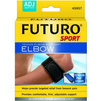 Supports Arms And Elbows: Futuro Support Adjustable Tennis Elbow Black