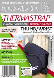 Supports Hands And Wrists: Thermastrap Thumb/Wrist Black Reversible/Universal