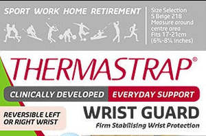Thermastrap Wrist Guard Black s