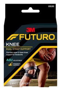 Supports Knees And Legs: Futuro Dual Knee Strap Support Adjustable