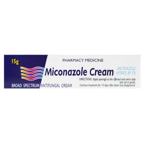 Antifungals Skin: Miconazole Topical Cream 15Gm