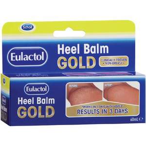 Cracked Heels: Eulactol Heel Balm Gold 120g