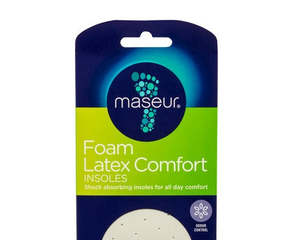 Insoles: Footcare Foam Latex Comfort Insoles