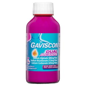Gaviscon Dual Act. M/Berry Liq 300ml