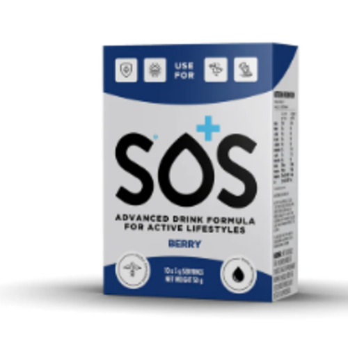 SOS Oral Rehydration Blueberry 10pk