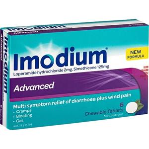 Diarrhoea: Imodium Advanced 6s