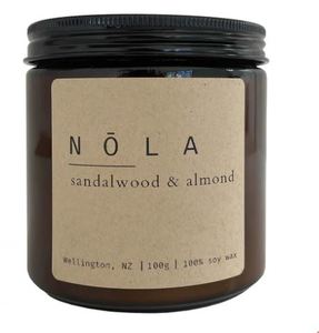 Nola Candle Sandalwood & Almond 100g