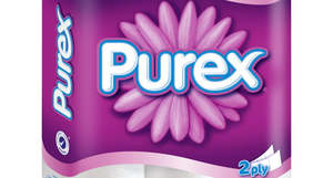 Household Items: Purex Toilet Rolls 2-Ply White 24 Pack