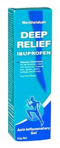 External Pain Relief: Mentholatum Deep Relief Ibuprofen Gel 50g