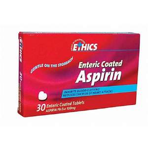 Ethics Aspirin 100mg 90s