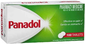Pain Relief Oral: Panadol Tablets 100s