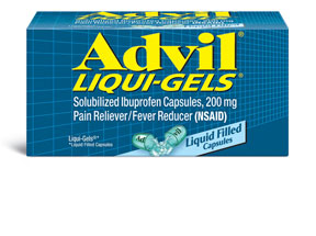 Pain Relief Oral: Advil Liquid Capsules 40