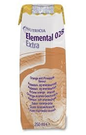 Nutritional Supplements: Elemental 028 Liquid Orange Pineapple 250ml 18Pk