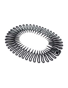 Mae Headband with Springcomb in Black