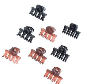 Hair Accessories Bobby Pins Clips And Slides: Mae 40-2400 Claw Grip Black & Tortoise Shell 8