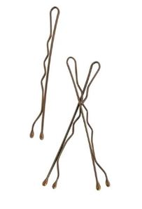 Mae 40-2600Bl Bobby Pins - Pack of 80 Blonde-Colored Bobby Pins for All Hair Types