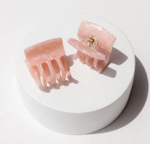 Hair Accessories Bobby Pins Clips And Slides: Mae 41-2403 Claw Grips in Pearl Pink