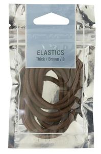 Hair Accessories Hair Ties Elastics And Ponytailers: Elast. Thick Brown 8 – Stylish and Comfortable Shoes by Mae