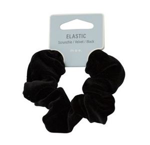 Mae 40-2213Bk Elast. Scr. Blk Velvet Hair Accessory