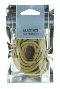 Hair Accessories Hair Ties Elastics And Ponytailers: Mae 40-2200Bl Elastic Thick Blonde 8 Hair Accessory