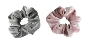Mae Elast Scrunchie P/G 2Pk in Pastel Green Color