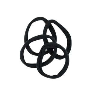 Hair Accessories Hair Ties Elastics And Ponytailers: Mae 40-2239 Elast Lrg Ponytailer 4 - Set of Four Large-Sized Comfortable and Stylish Ponytail Holders