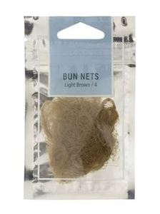 Mae Hair Nets in Light Brown - Pack of 3