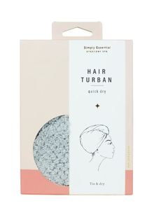 Hair Accessories Nets Rollers And Shower Caps: Simply Ess Hair Turban - Grey