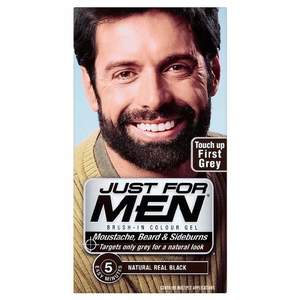 Men Beard Real Black