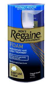Hair Growth Men: Regaine Extra Strength Foam Hair Treatment 1 Month 60g