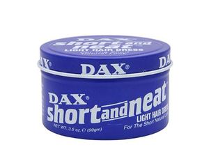 Hair Spray Gel Wax And Mousse: Dax Wax Blue Short & Neat 99g