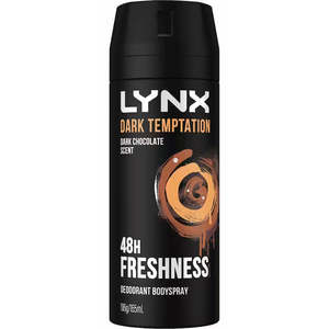 Deodorants And Antiperspirants Men: Lynx Body Spray Dark Temptation 100g
