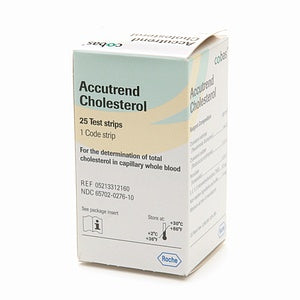 Cholesterol Monitoring: Accutrend Cholesterol Strips 25