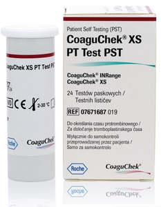 Coaguchek Xs Pt 24 Strips 1 Vial