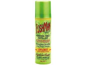 Bushman Plus Aerosol 20% + Sunscreen 50g