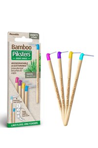 Dental Floss: Piksters Bamboo Variety Ra 4Pk