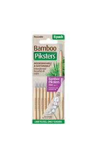 Dental Floss: Piksters Bamboo Purple Size 1 8Pk
