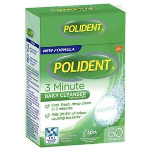 Polident Express 3 Minute Denture Tablets 60s
