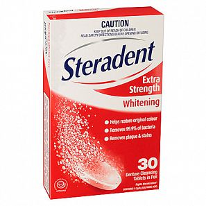 Denture: Steradent Tabs Extra Strength 30s